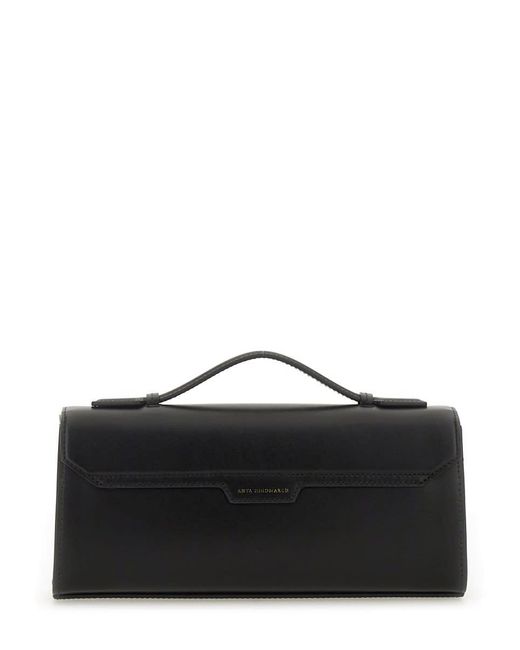 Anya Hindmarch Black Clutch "Mortimer"