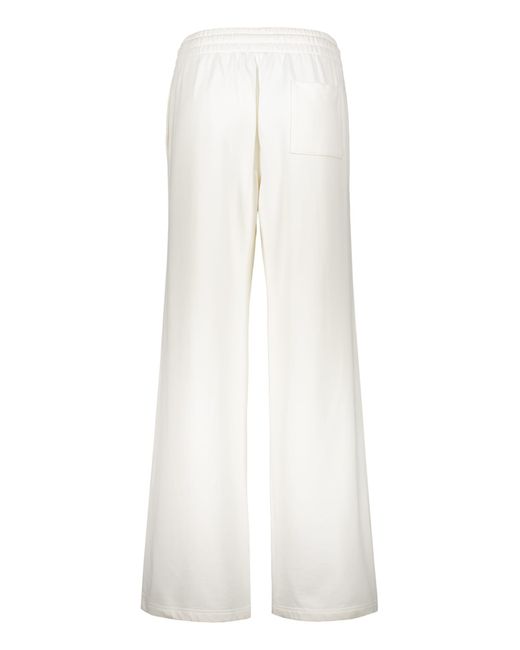Casablancabrand White Logo Detail Cotton Track-Pants