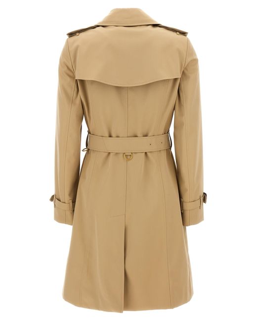 Burberry Medium Heritage Chelsea Trench Coat in Natural Lyst UK