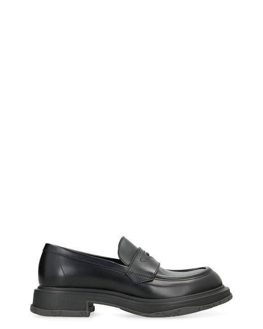 Gucci Black Leather Loafers, Calf Skin for men