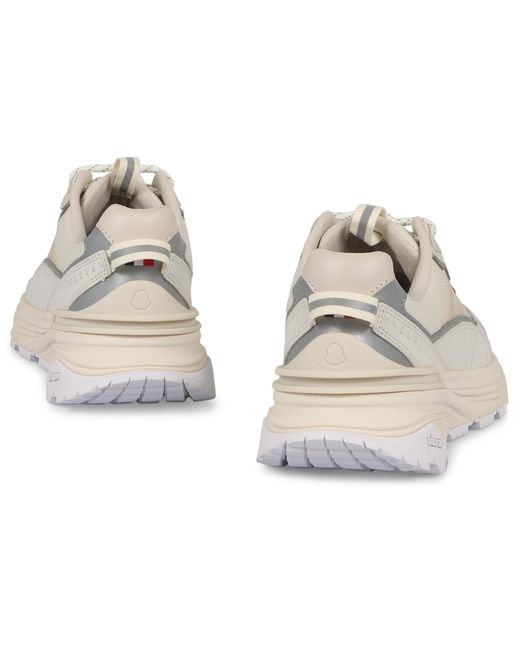 Moncler White Lite Low-Top Sneakers Polyamide Trainers
