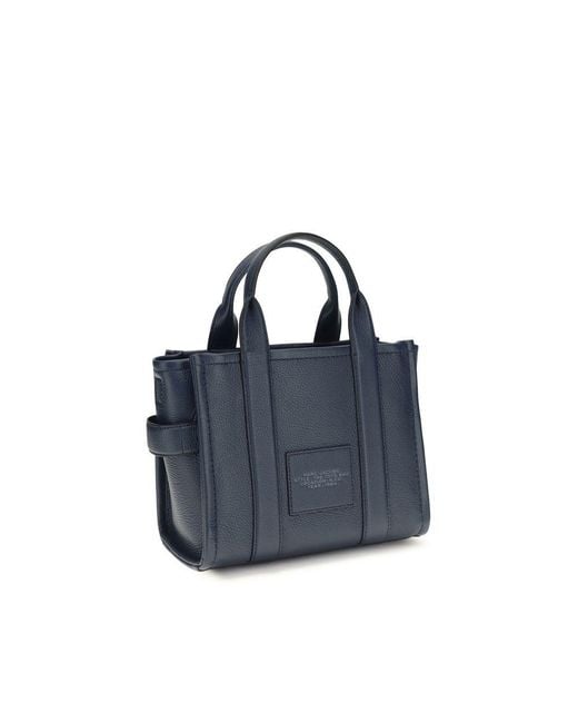 Marc Jacobs Blue Calf Leather Bos Taurus Handbag