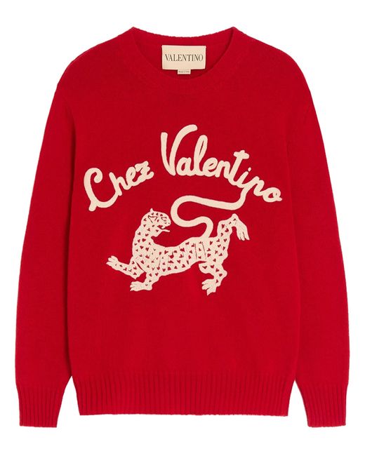 Valentino Red Maglia Wool
