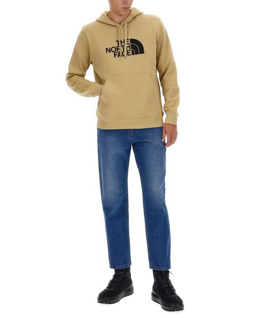 The North Face Natural Sweatshirt With Logo for men