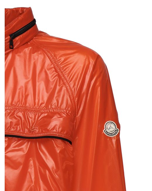 Moncler Genius Orange Anubis Jacket With Removable Hood for men