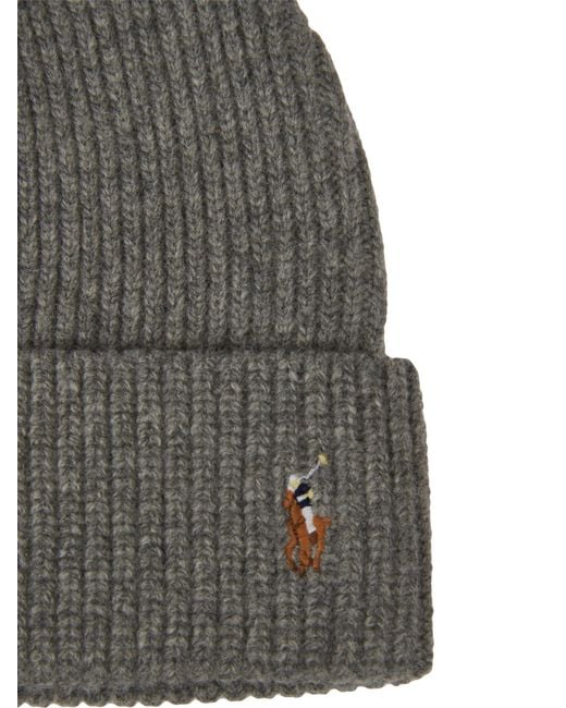 Polo Ralph Lauren Gray Cuff Hat for men