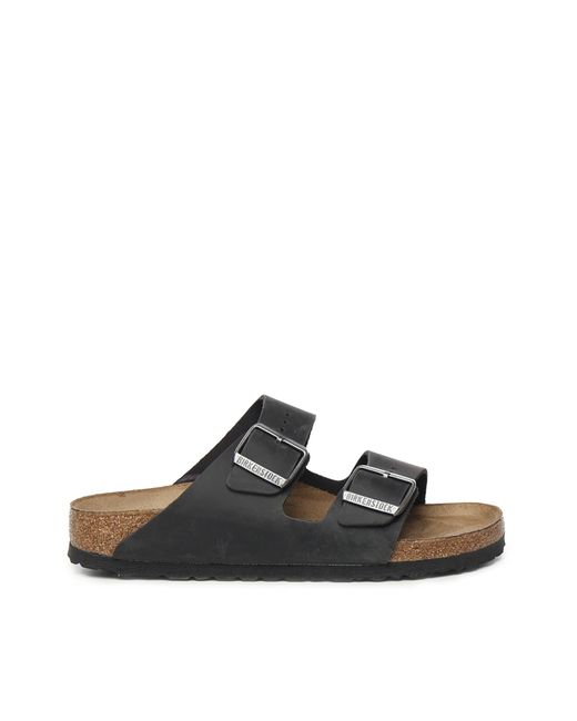 Birkenstock Black Sandals Oiled Leather