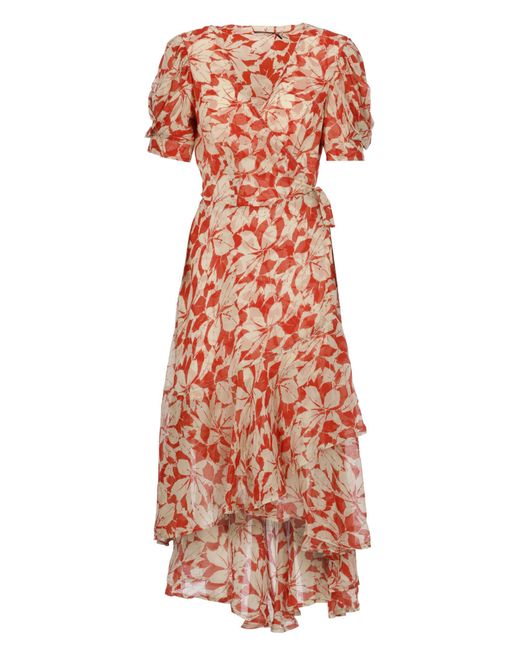 Polo Ralph Lauren Multicolor Georgette Ruffled Dress
