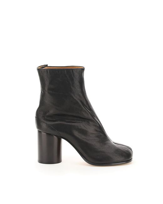 Maison Margiela Black Tabi Leather Boots