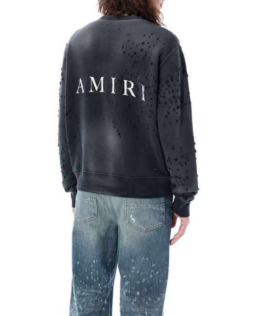 Amiri Blue Shotgun Sweatshirt for men