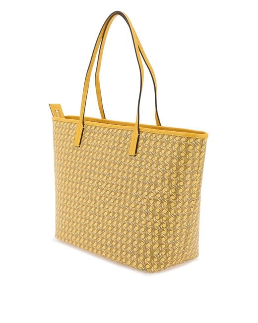 Tory Burch Yellow 'ever-ready' Shopping Bag