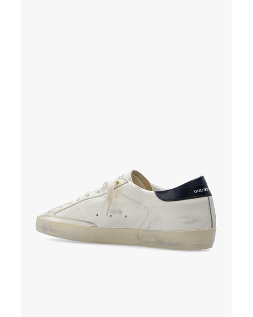 Golden Goose Deluxe Brand White Super-star Leather Low-top Sneakers for men