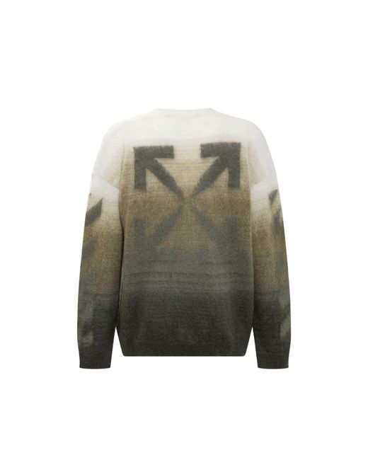 Off-White c/o Virgil Abloh Gradient Effect Sweater in Green for 