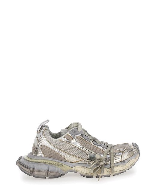 Balenciaga White Sneakers 3Xl Tech Fabric Polyurethane Trainers