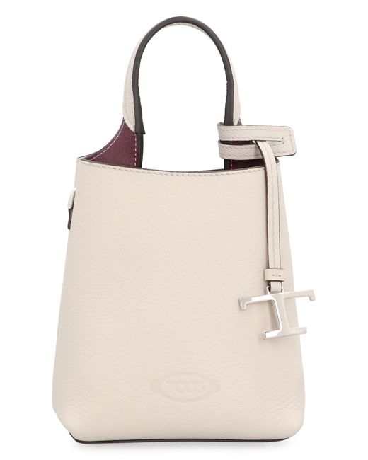 Tod's Natural Leather Micro Crossbody Bag