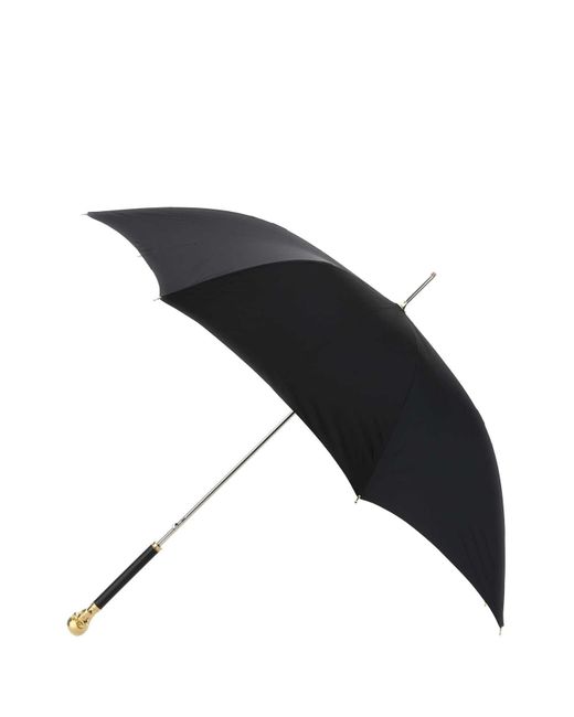 Alexander McQueen Black Nylon Skull Umbrella