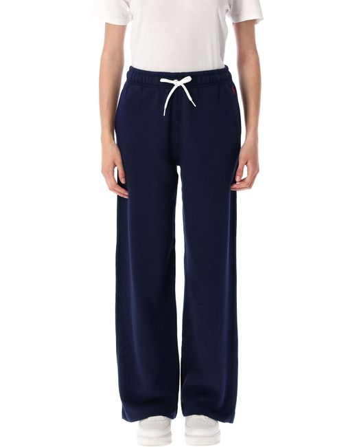 Polo Ralph Lauren Blue Wide-Leg Drawstring Track Pants
