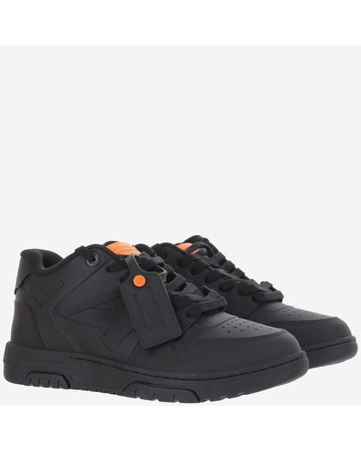 Off-White c/o Virgil Abloh Black Sneakers Out Of Office Polyurethane for men