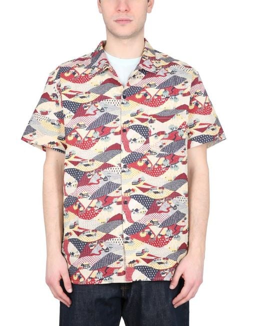 YMC Red Malick Shirt for men