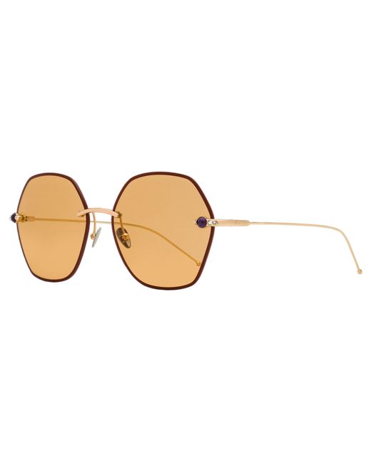 Pomellato Black Cabochon Sunglasses Pm0091S 002 61Mm Metal