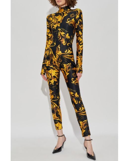 Versace Jeans Couture Multicolor Fitted Jumpsuit