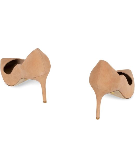Stuart Weitzman Brown Suede Pumps