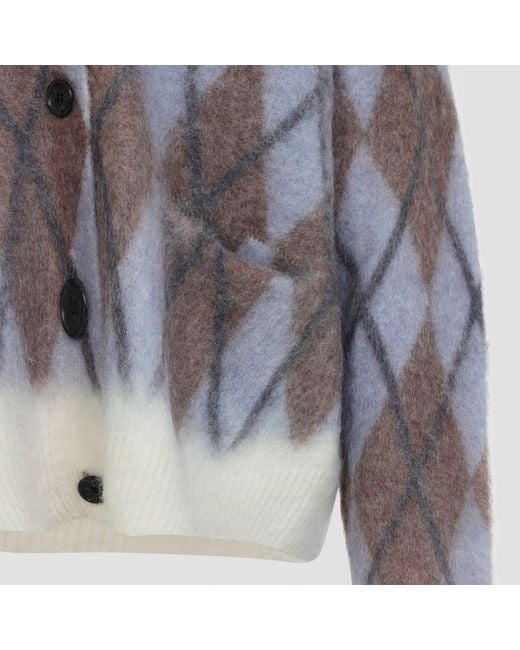 Acne Gray Mohair Cardigan
