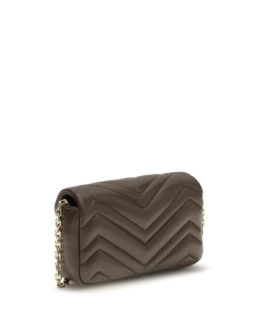 Gucci Gray Gg Marmont Shoulder Bag
