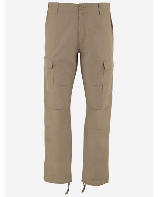 Carhartt Natural Cargo Trousers Cotton for men