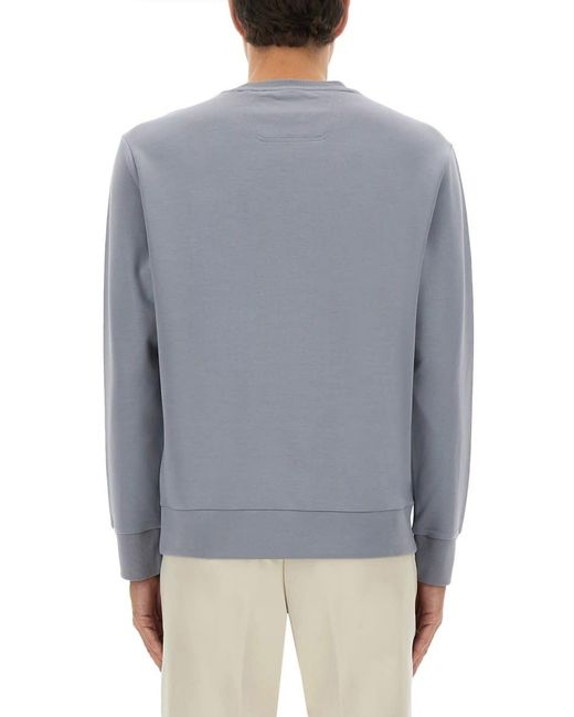 Boss Gray Sweatshirt With Logo for men