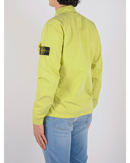Stone Island Overshirt Shirt in Yellow 