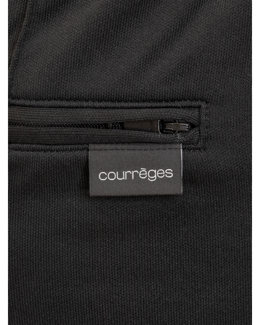 Courreges Black Courreges Short Mini Interlock