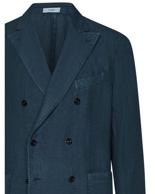 Boglioli Blue K-Jacket Blazer for men