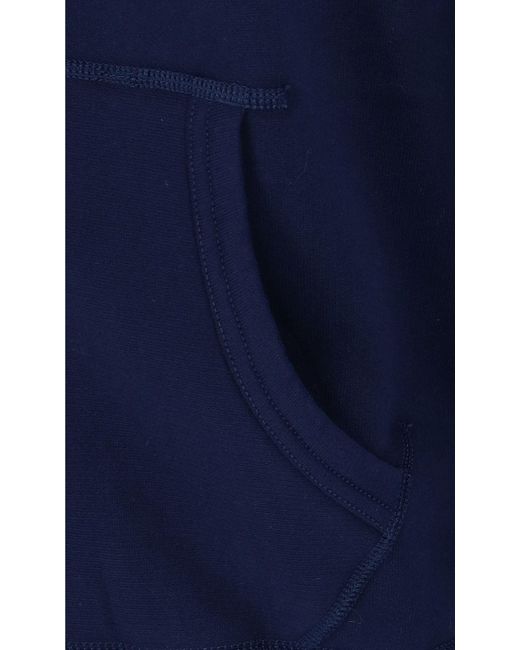 Polo Ralph Lauren Blue Zip Logo Hoodie for men