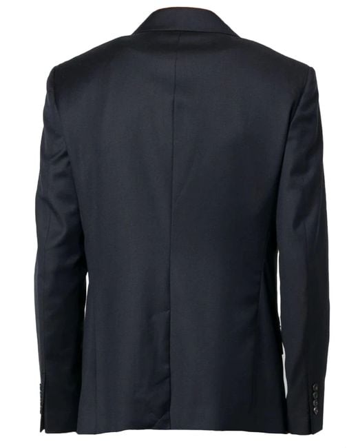 Lanvin Blue Single-breasted Wool Jacket for men