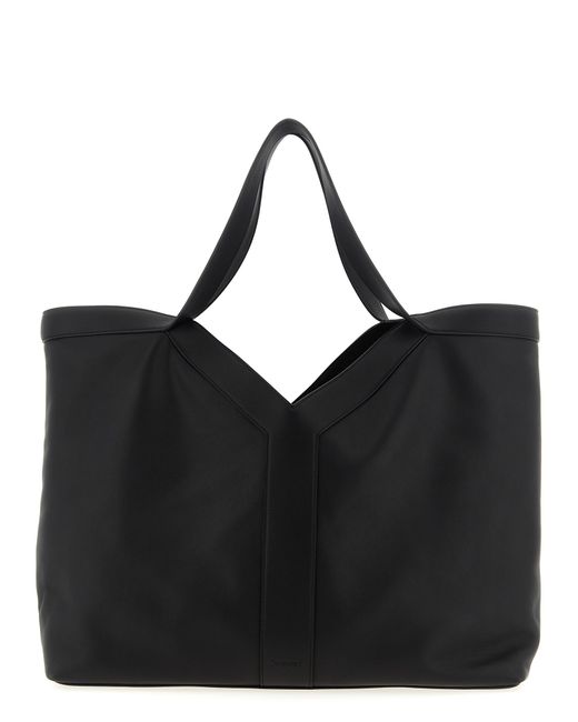 Saint Laurent Black 'Y' Large Shopping Bag for men