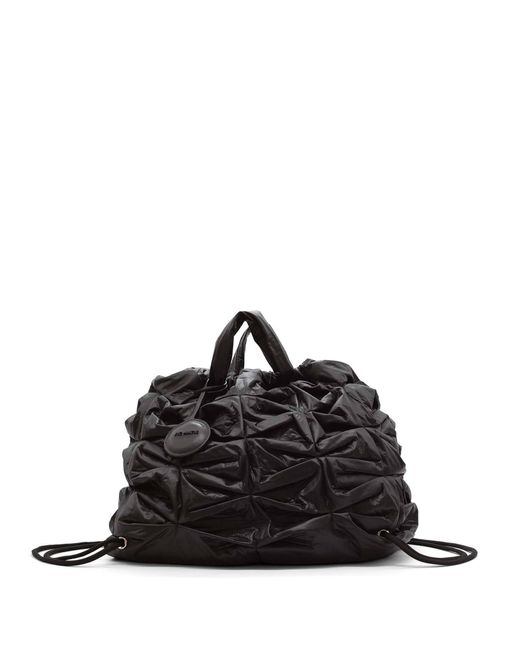 Vic Matié Black Large Nylon Handbag