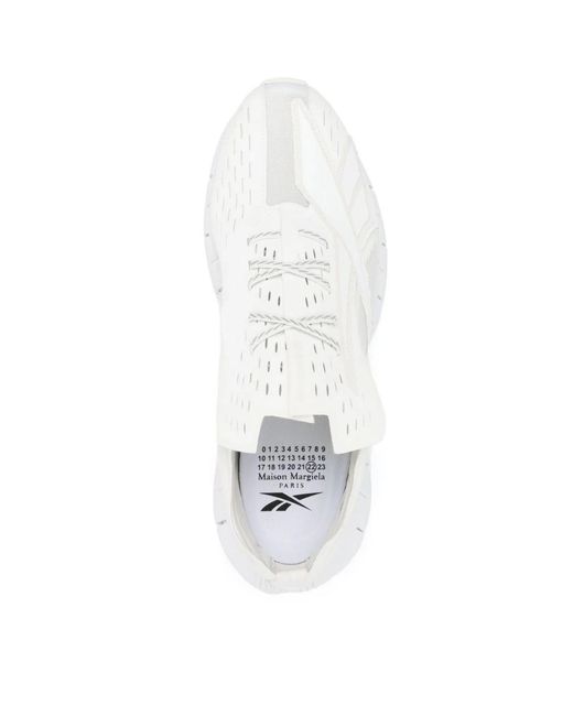 Reebok White Luxury Zig 3D Storm Memory Sneaker