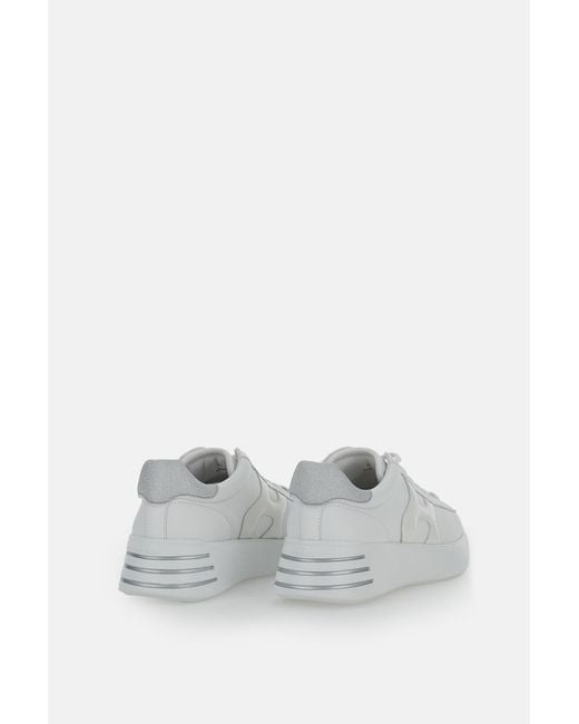 Hogan White Rebel H564 Allacciato H