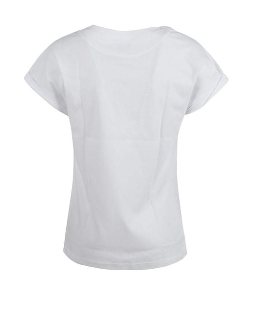 Eleventy White T-shirt