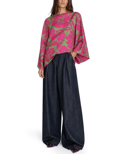 Dries Van Noten Pink Blouse Viscose