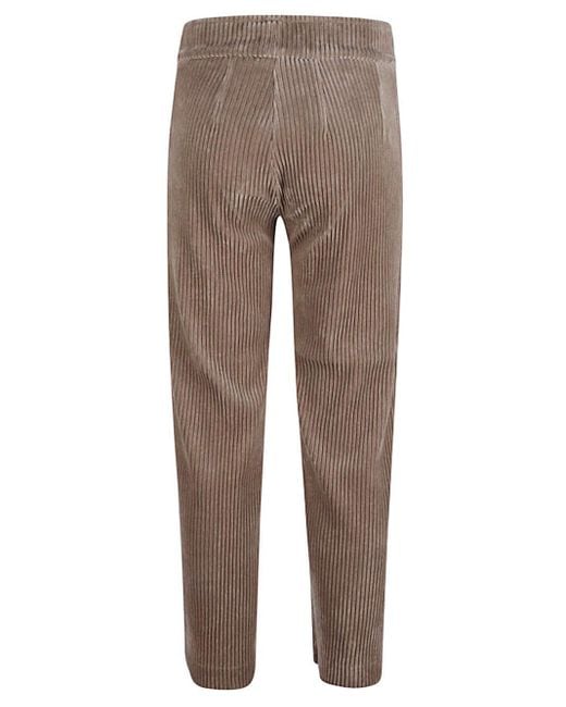Avenue Montaigne Brown Corduroy Cropped Trousers