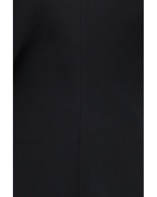 Totême Black Long-Sleeve Low-Waist Dress, Viscose