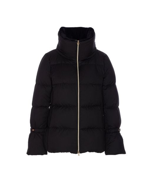 コート Herno Nylon Short Down Jacket JACKET IN NYLON TECHNO in Black for Men | Herno®