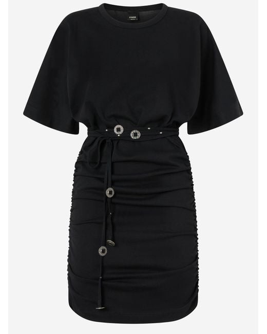 Pinko Black Dress, Cotton