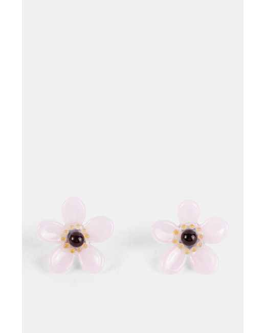 Maison AlaïA Pink Bloom Earrings Jewelry
