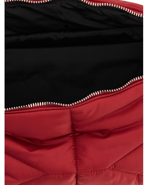 Rick Owens Red Polyester Crossbody Bag