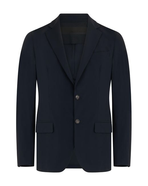 Rrd Blue Single-Breasted Jacket Polyamide Suit & Dinner for men