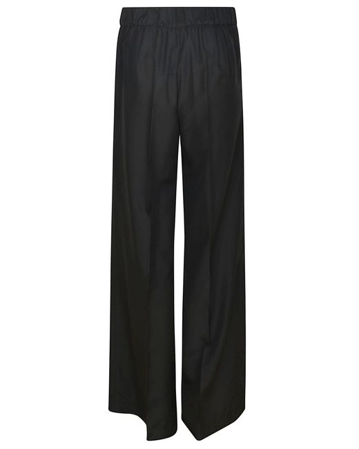 P.A.R.O.S.H. Black Straight Trousers