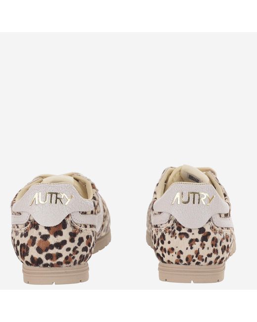 Autry Multicolor Sneakers Windspin Pony Skin Trainers